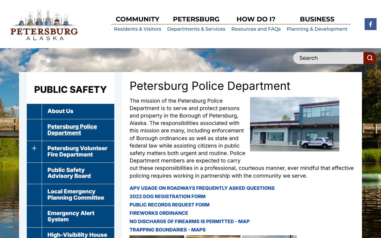 Petersburg Borough Booking Releases police department