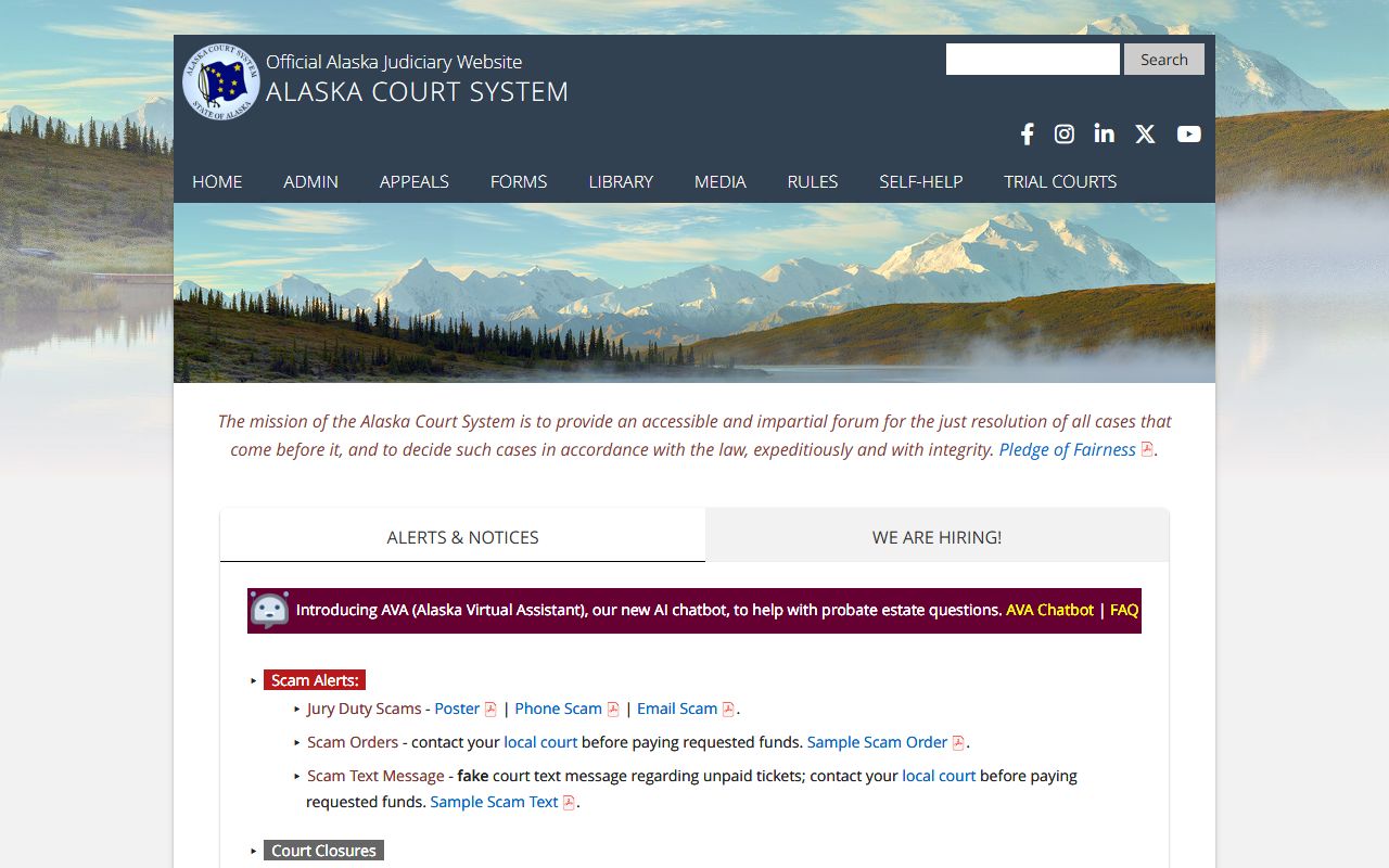 Alaska public case search booking releases