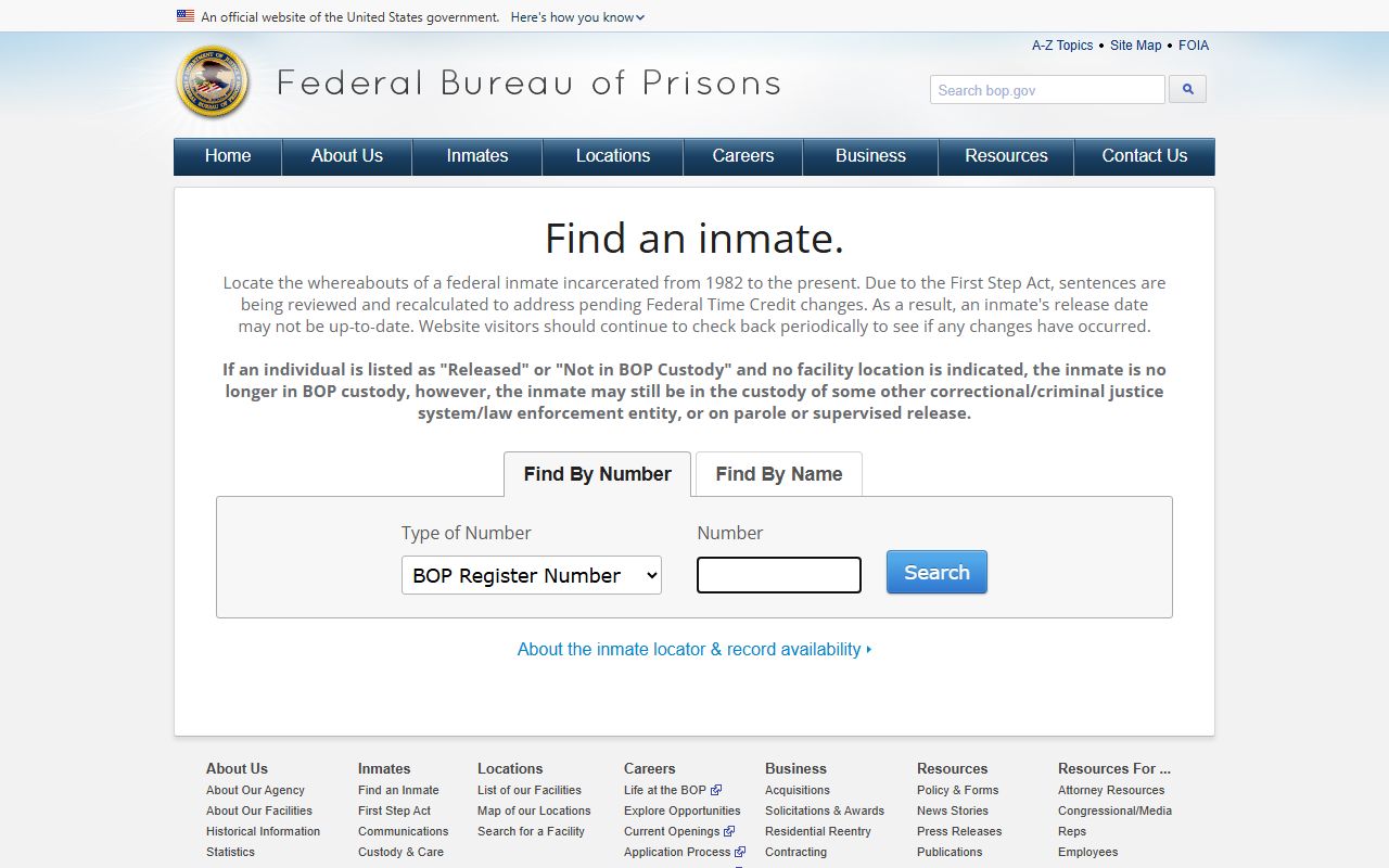 Federal booking releases Alaska inmate locator